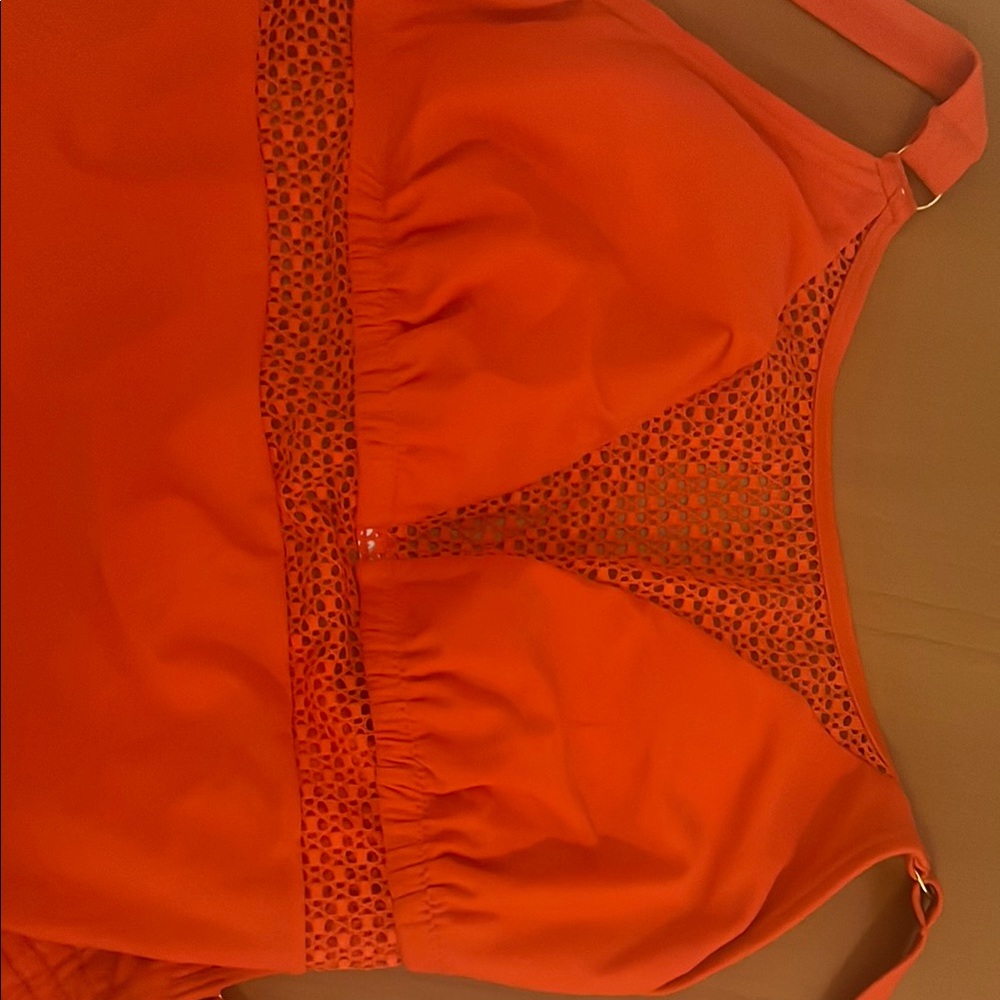 Adore Me Coralin Orange Swimsuit - Picture 15 of 16